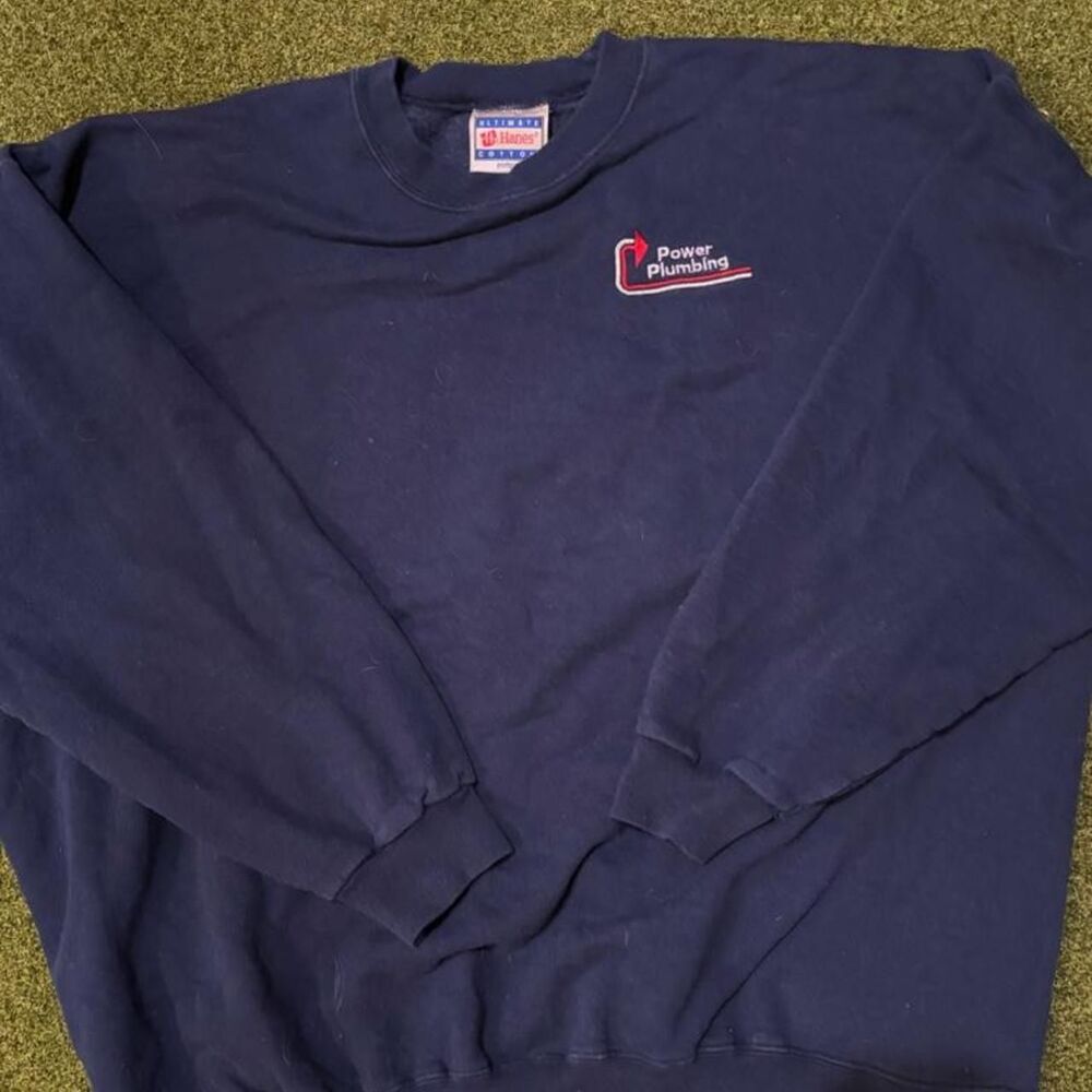 Hanes Men's Navy Sweatshirt